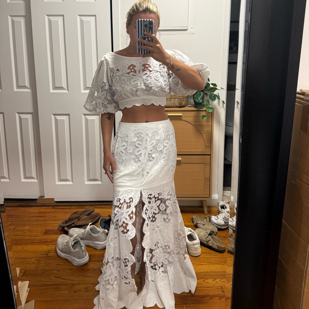 Bali Sunshine Free People Maxi Skirt Set